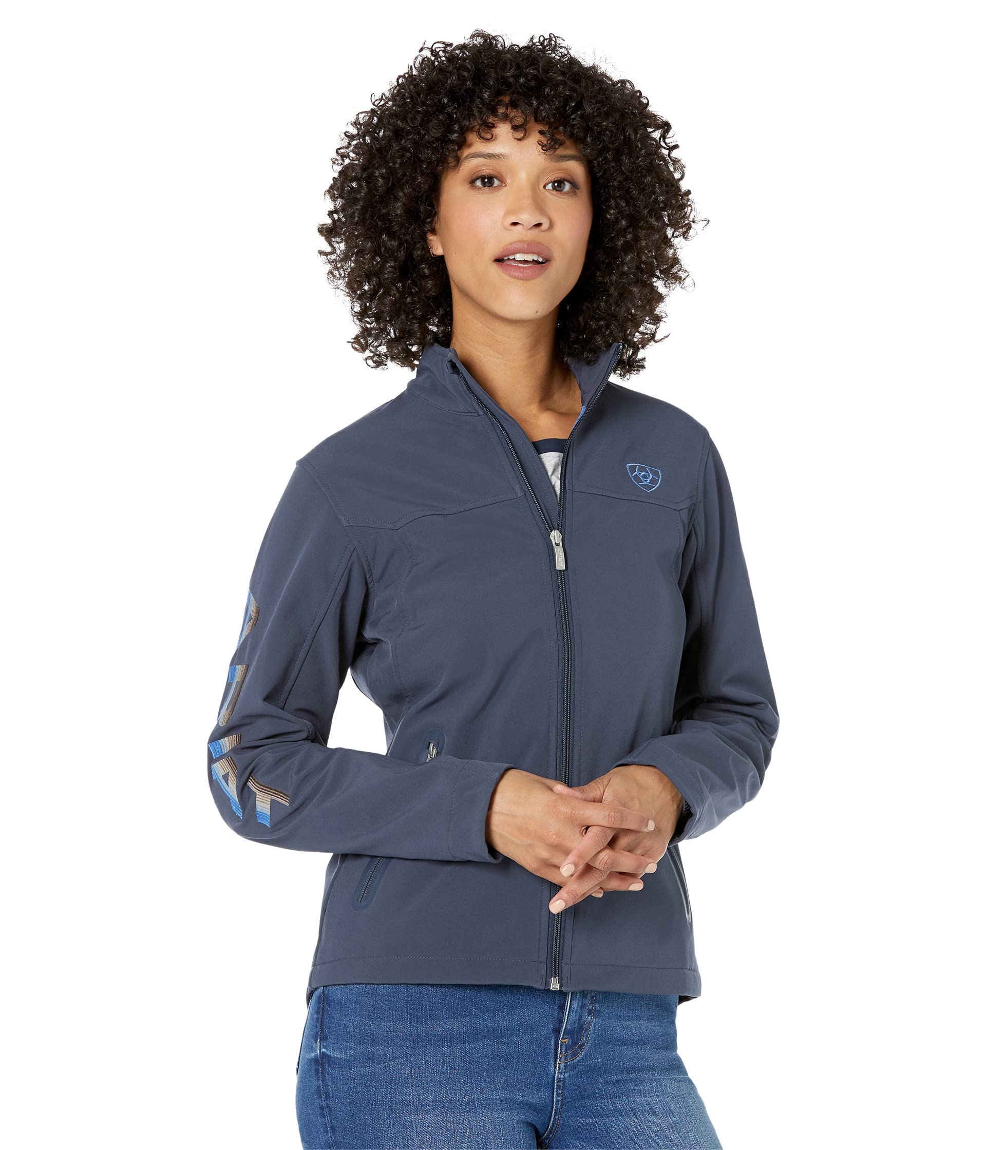 Ariat Women's New Team Softshell Jacket – Wind and Water Resistant Jacket