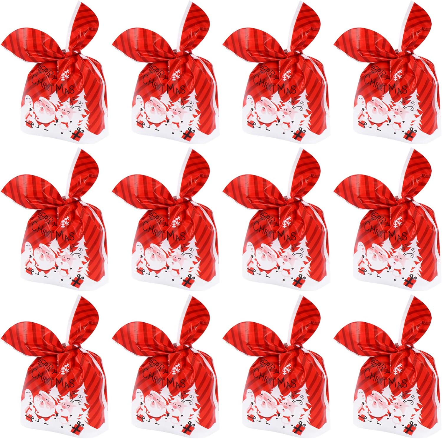 Frcolor ギフトバッグ クリスマス お菓子袋 ウサギ耳 ラッピング袋 ビニール袋 キャンディー 最大77 オフ 小物 包装袋 スタイル1 小分け 50枚入 かわいい クッキー