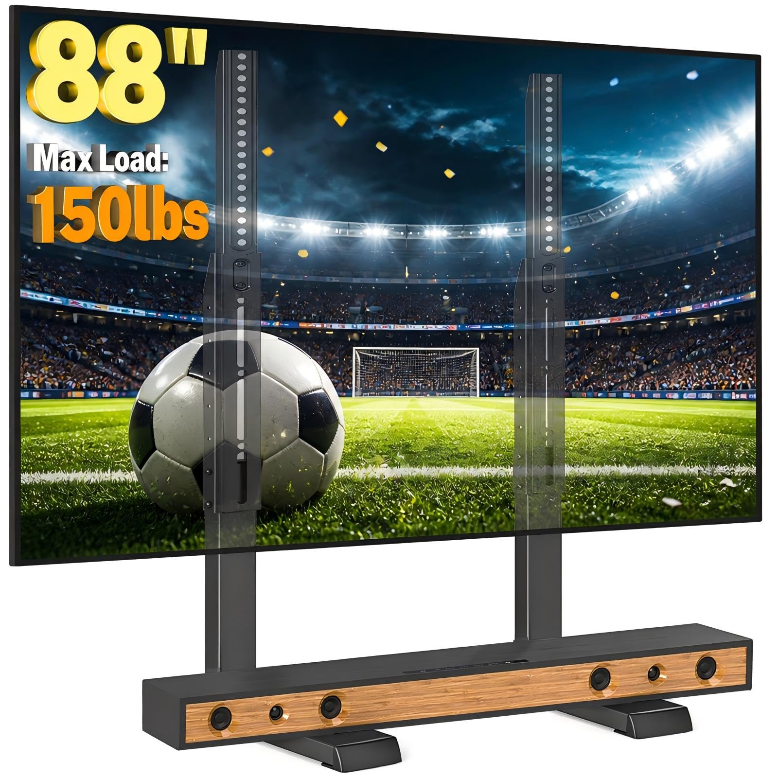 5Rcom Table Top TV Stand Universal for 35-88 Inch Flat and Curved TVs, UT3004