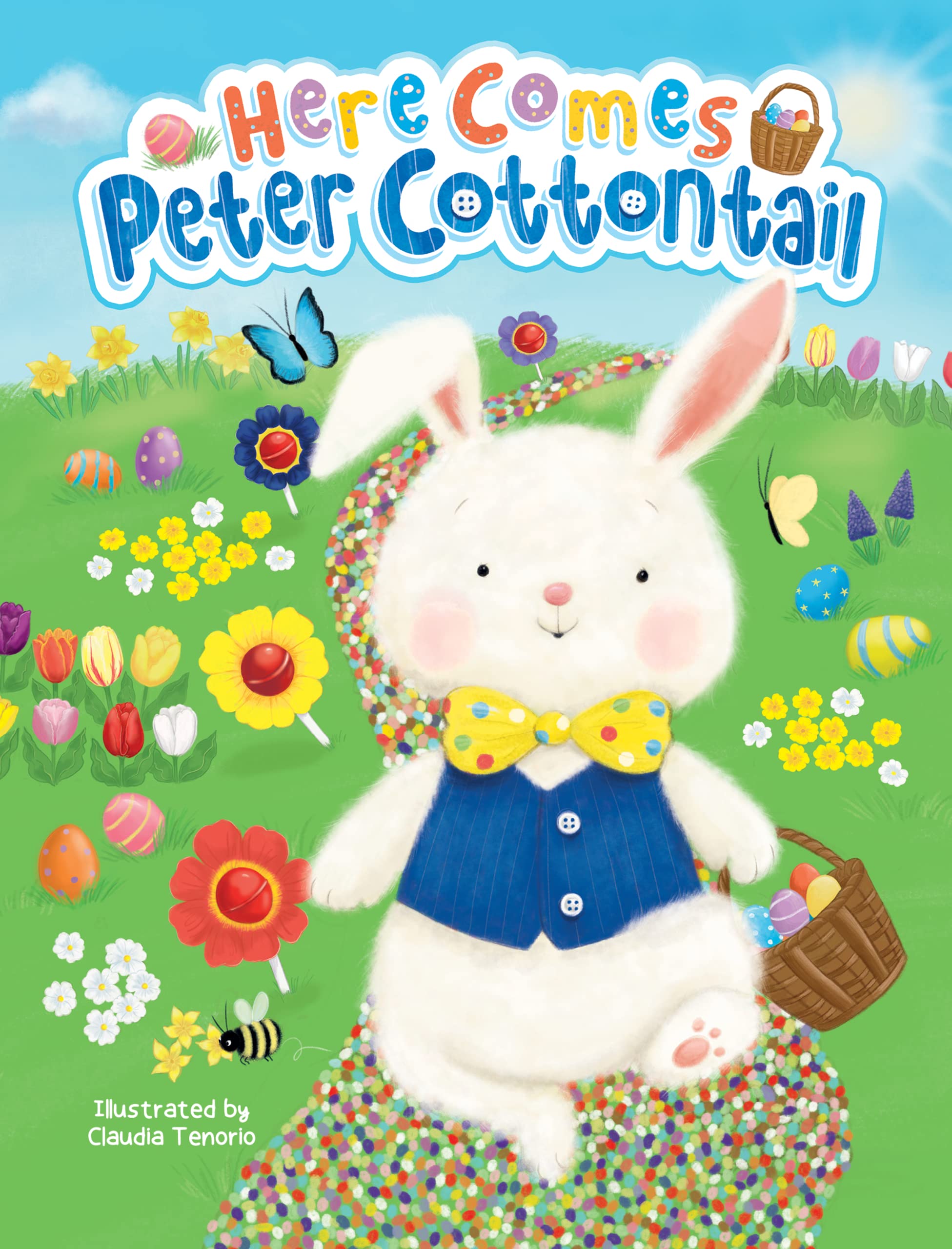 Here Comes Peter Cottontail - Children's Padded Board Book for Easter