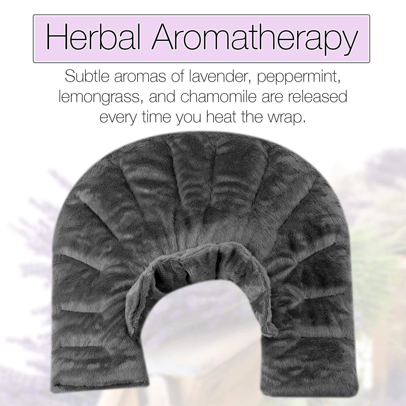 Heating Pad for Neck and Shoulders Microwavable Weighted Heat Therapy