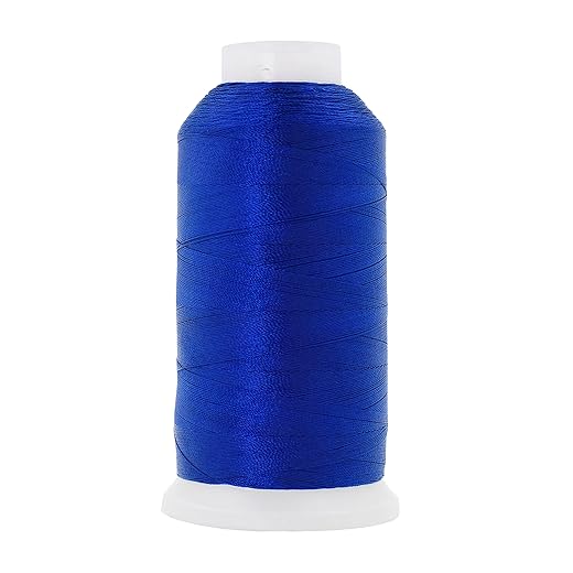 Mandala Crafts Royal Blue Heavy Duty Thread - #69 T70 210D/3 1500 Yds Polyester Thread for Sewing Machine Outdoor Marine Jeans Leather Thread Drapery Upholstery Thread