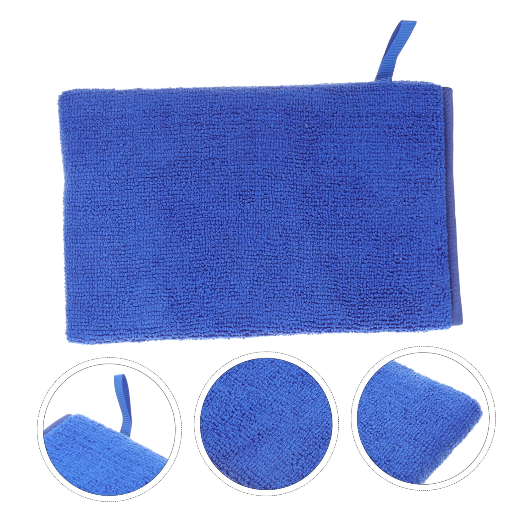 GLEAVI 3piezas Guante De Lavado De Arcilla para Coche Guante Descontaminante Reutilizable para Limpieza Exterior y Detallado Automotriz Azul