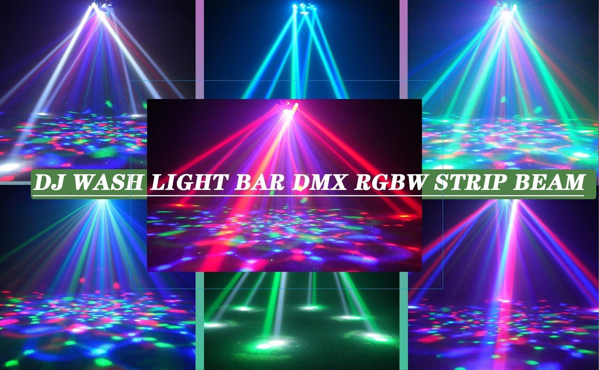 Luces de escenario de discoteca LED RGBW 7 en 1