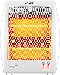 MONDIAL Aquecedor Quartzo Comfort Air III, Branco/Cinza, 900W, 110V - A-16