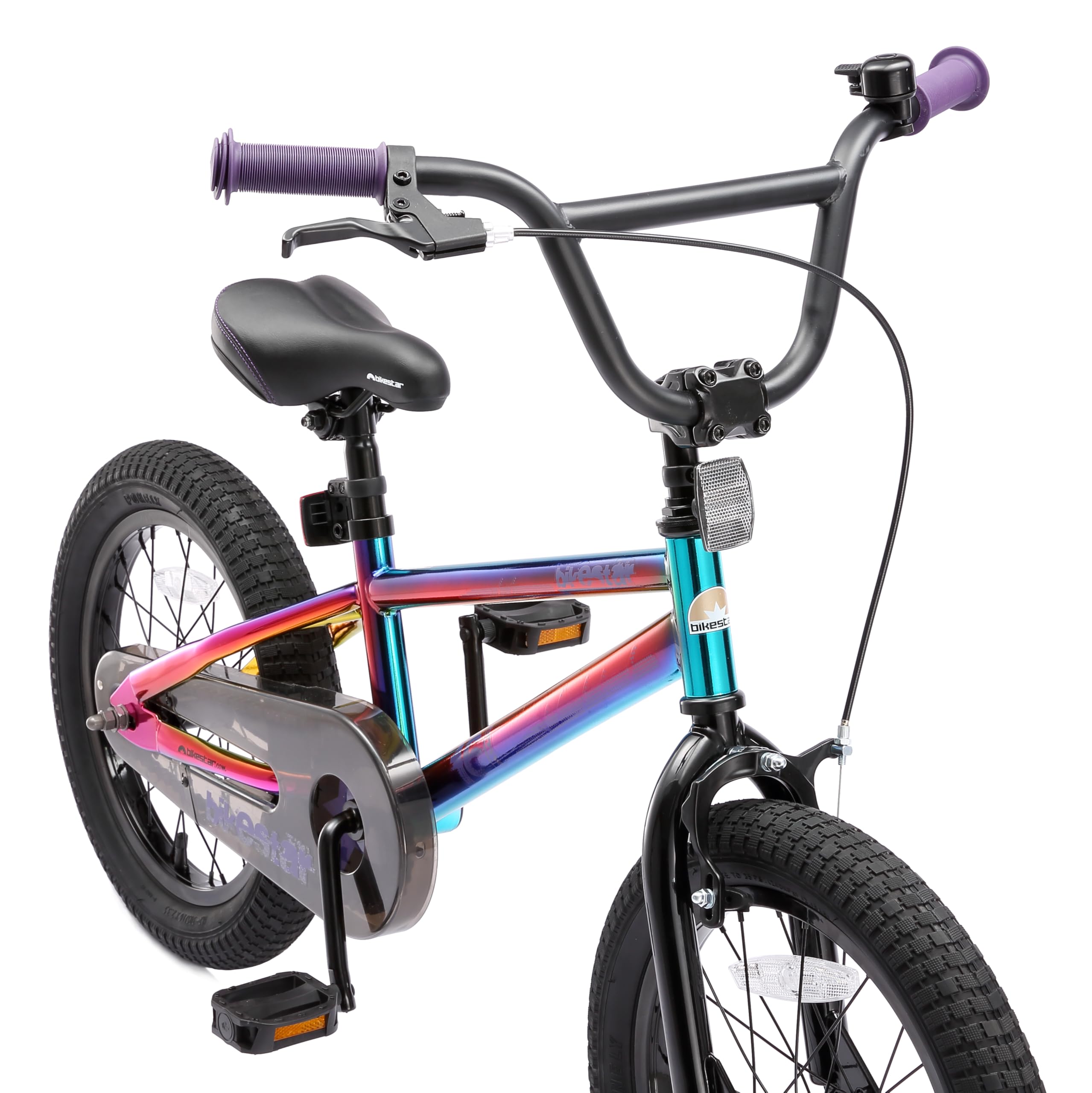 BIKESTAR Vélo Enfant pour Garcons et Filles de 4-5 Ans | Bicyclette Enfant 16 Pouces BMX avec Freins