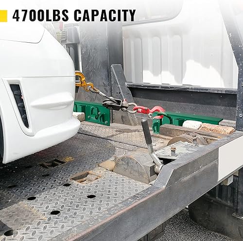 Miniatura 8 de VEVOR Ganchos de perno para tractor, ganchos de agarre compactos de 14 pulgadas, ganchos de perno forjados G70 de 4700 libras para cubo de tractor