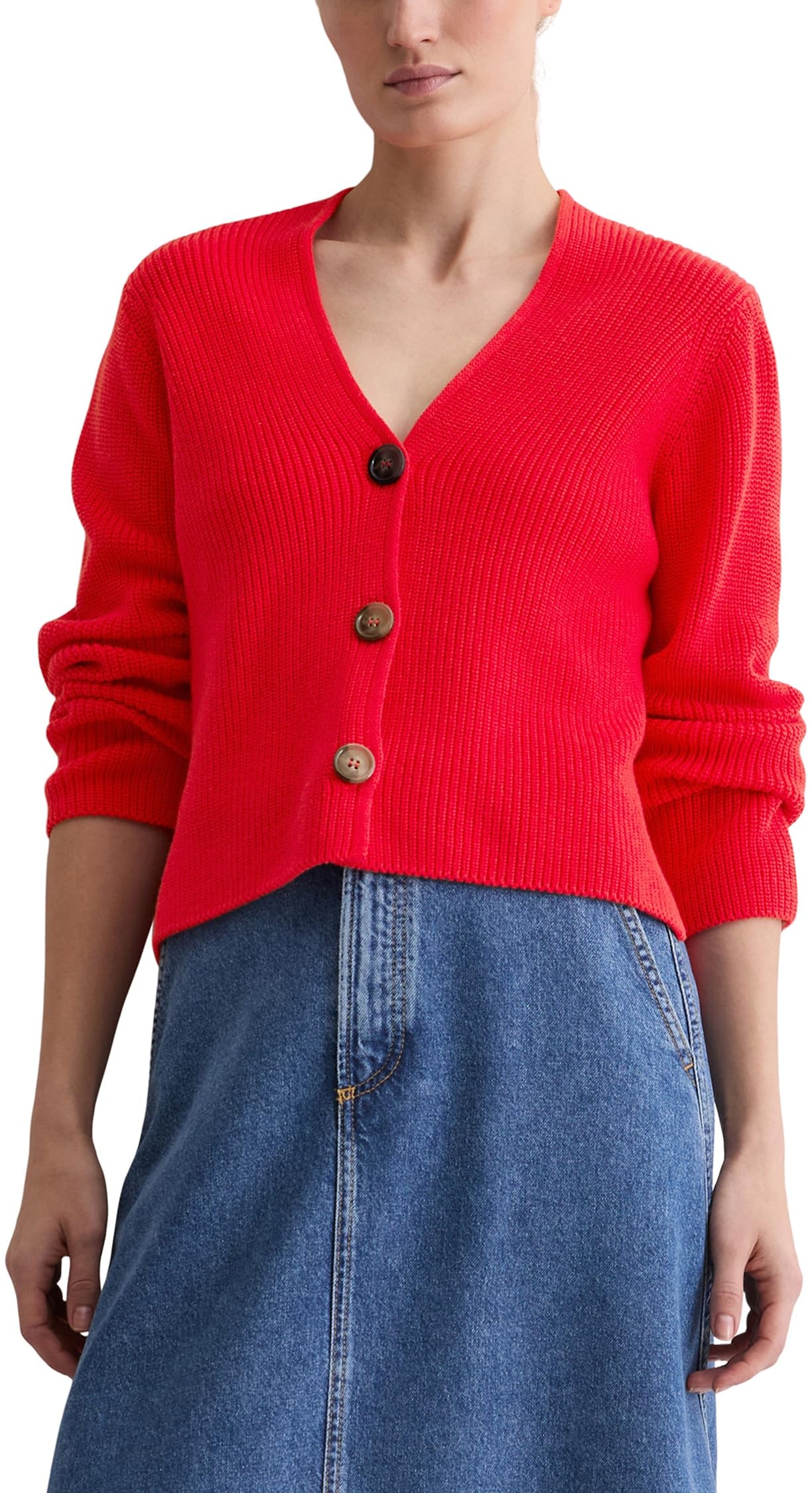 Marc O'Polo Damen 600605961069 Strickjacke