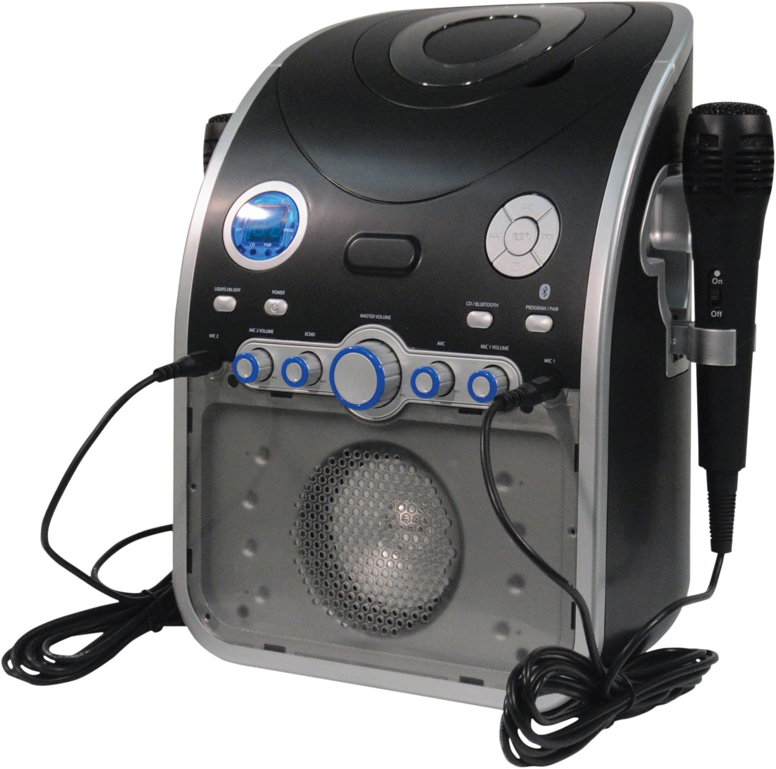 CDG Karaoke Machine With Bluetooth & Flashing LED Lights