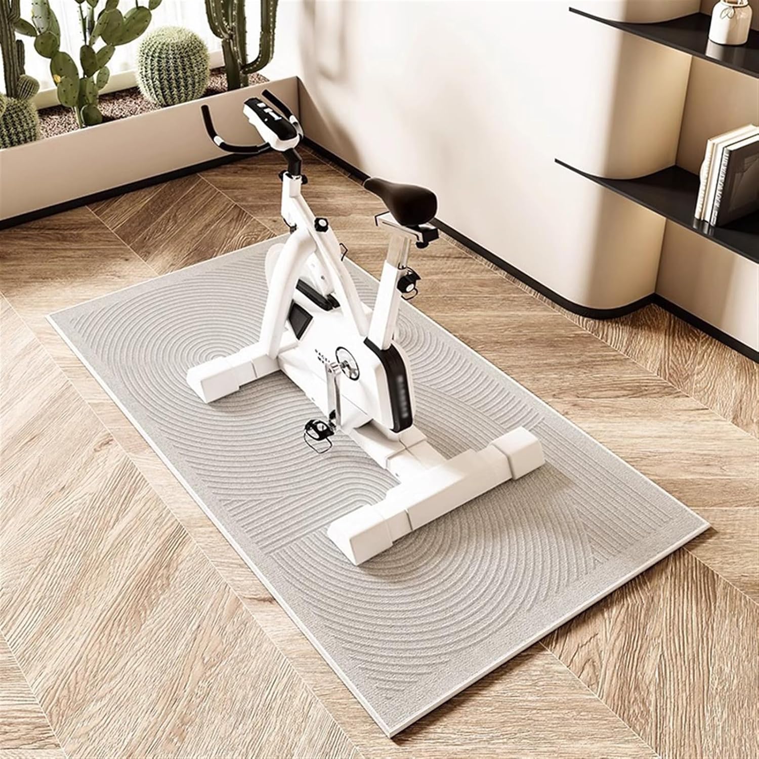 Icegrey Bike Trainer Floor Mat, Indoor Exercise Equipment Mat, Trainer Mat, Protect Your Floors and Muffle The Noise of Your Indoor Training Session