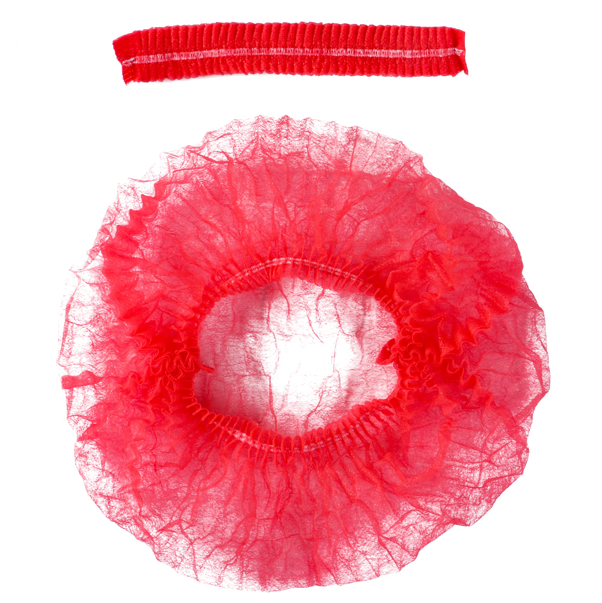 Food Shower Cap Covers 2000-Pack Disposable Bouffant Hair Nets - 28 Inch Polypropylene Head Covers For Food & Medical Medical Hair Covers - View #6
