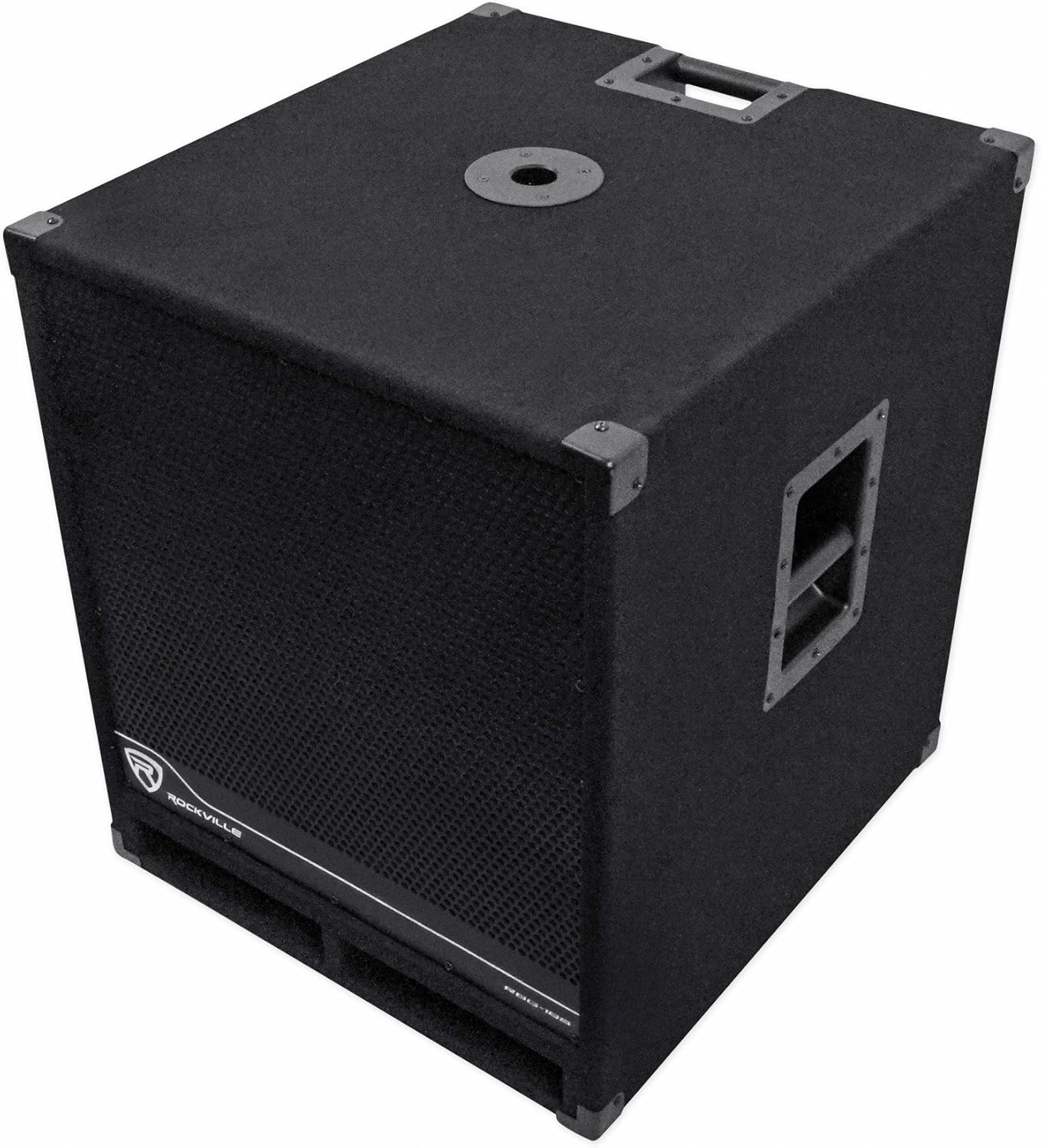 Rockville RBG18S 2000W Peak/500W RMS 18" Active Powered PA Subwoofer, DSP and Limiter, Adjustable Crossover, 7-Layer Birch Plywood, Casters, for DJs and Live Events