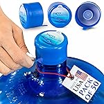 [50 Pack] USA Made 3 & 5 Gallon Water Bottle Caps - Spill Proof 5 Gallon Water Jug Cap fits 2, 3, 5, 6 Gallon Water Jugs - 5 Gallon Water Jug Lid - Lids for 5 Gallon Jug Cap, 3 Gallon Water Jug Cap