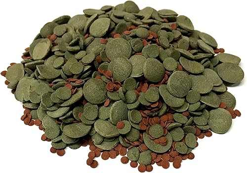 Bottom Feeder - Mezcla de alimentos para pescado, mezcla de obleas de algas hundidas que proporciona una dieta equilibrada para plecos, caracoles,