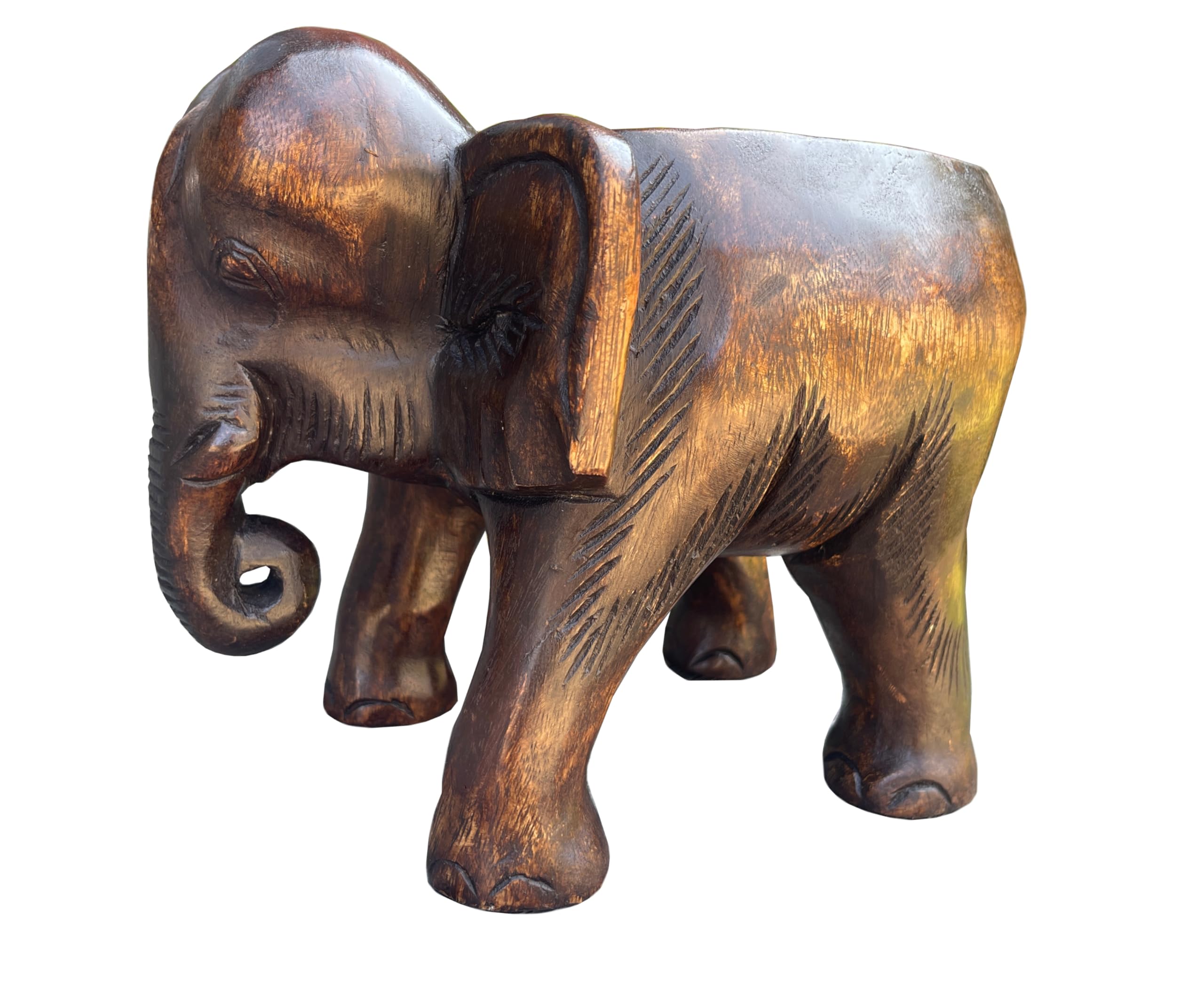 タイ彫刻3頭の重厚感ある象さんの椅子！ タイ彫刻3頭の重厚感ある象さんの椅子！