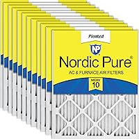 Vista 54 de Nordic Pure 20x20x1 (19 1/2 x 19 1/2 x 3/4) Filtros de aire plegados MERV 12, paquete de 6