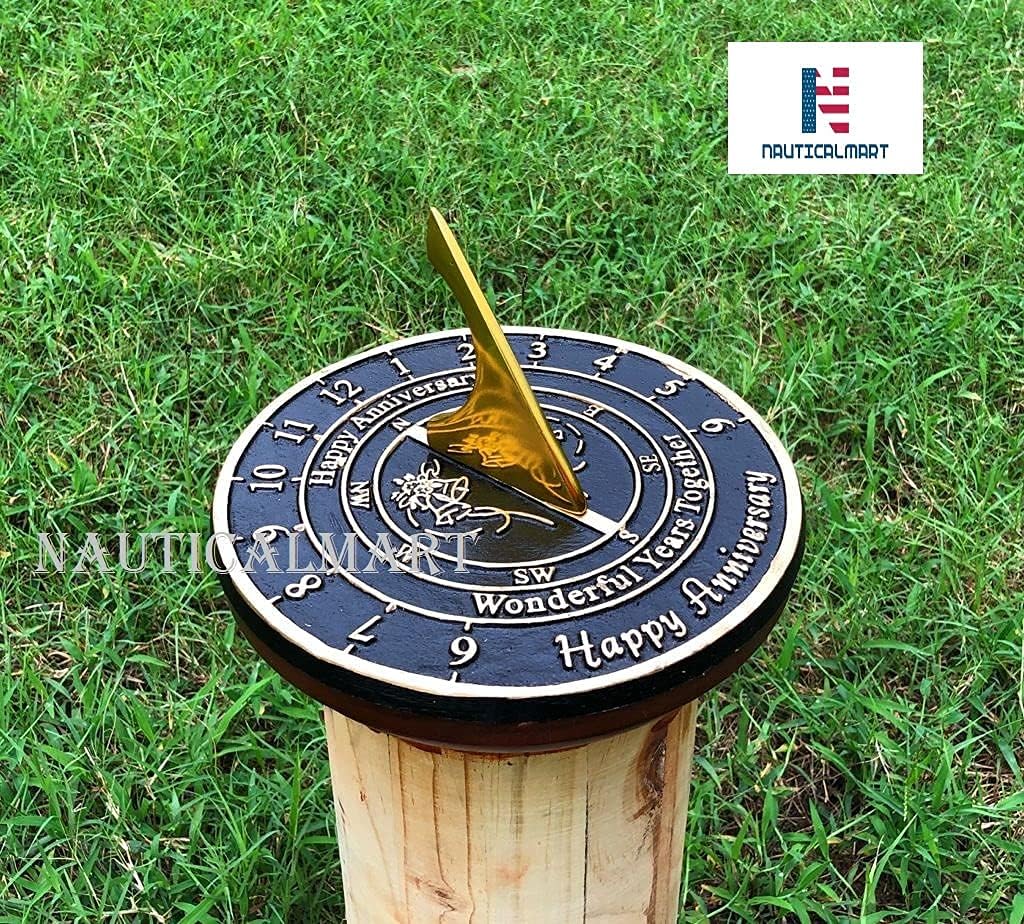 Wedding Anniversary Sundial Gift by Nauticalmart