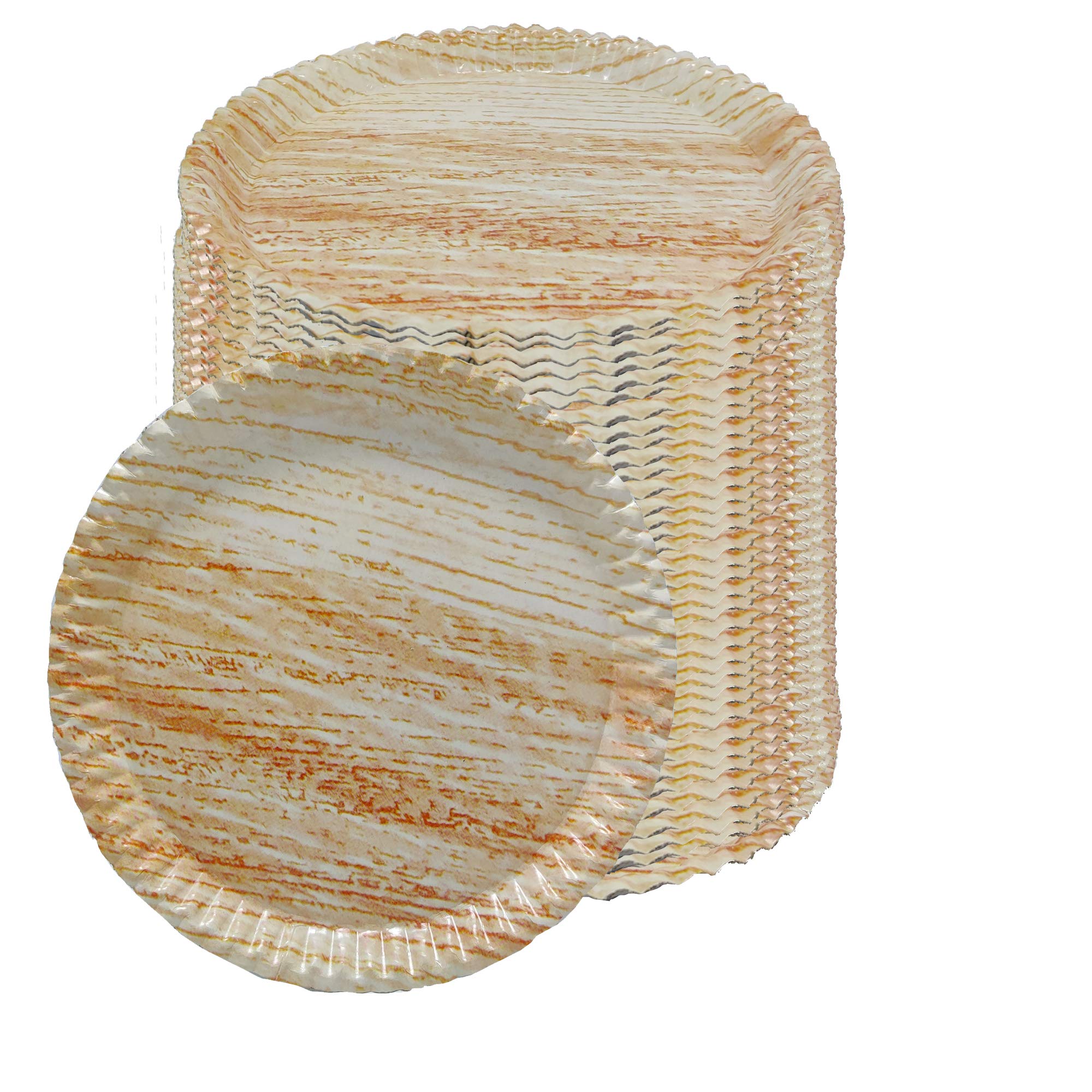 SAI PRASEEDA 100% Biodegradable_Eco Friendly_12 Inch Paper Dinner Plates_Pack of 50_Natural Paper Plates_SPOYP16 (B0BDS5B9J3) Amazon Price History, Amazon Price Tracker