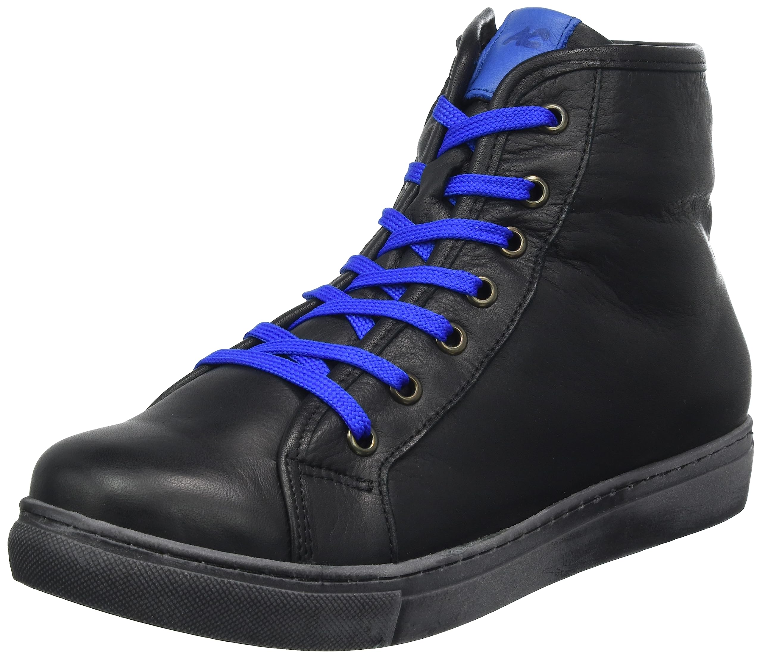 Andrea Conti Women's Trainers Sneaker, Black Cobalt, 7.5 UK