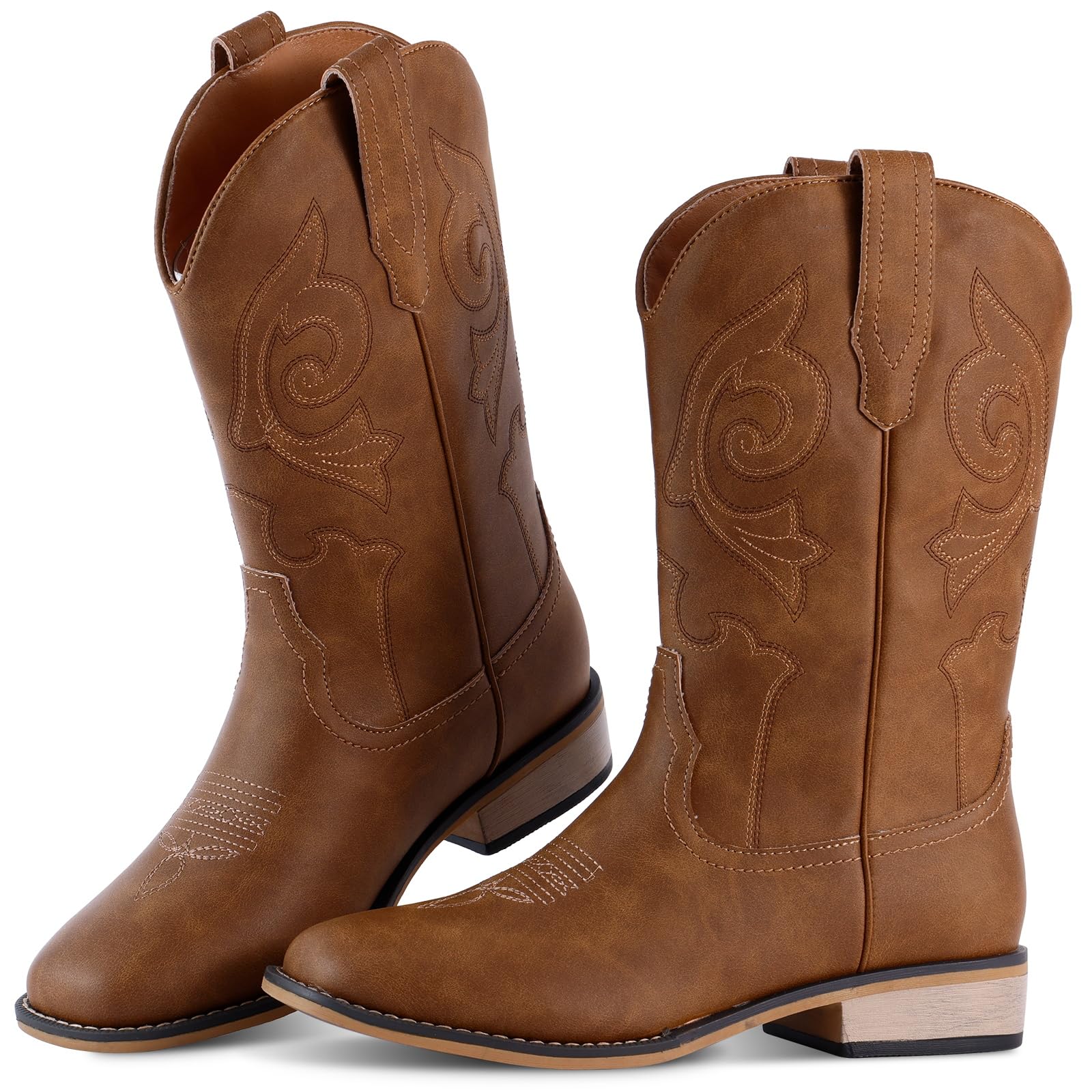 RLW Kids Cowboy Boots for Boys Girls