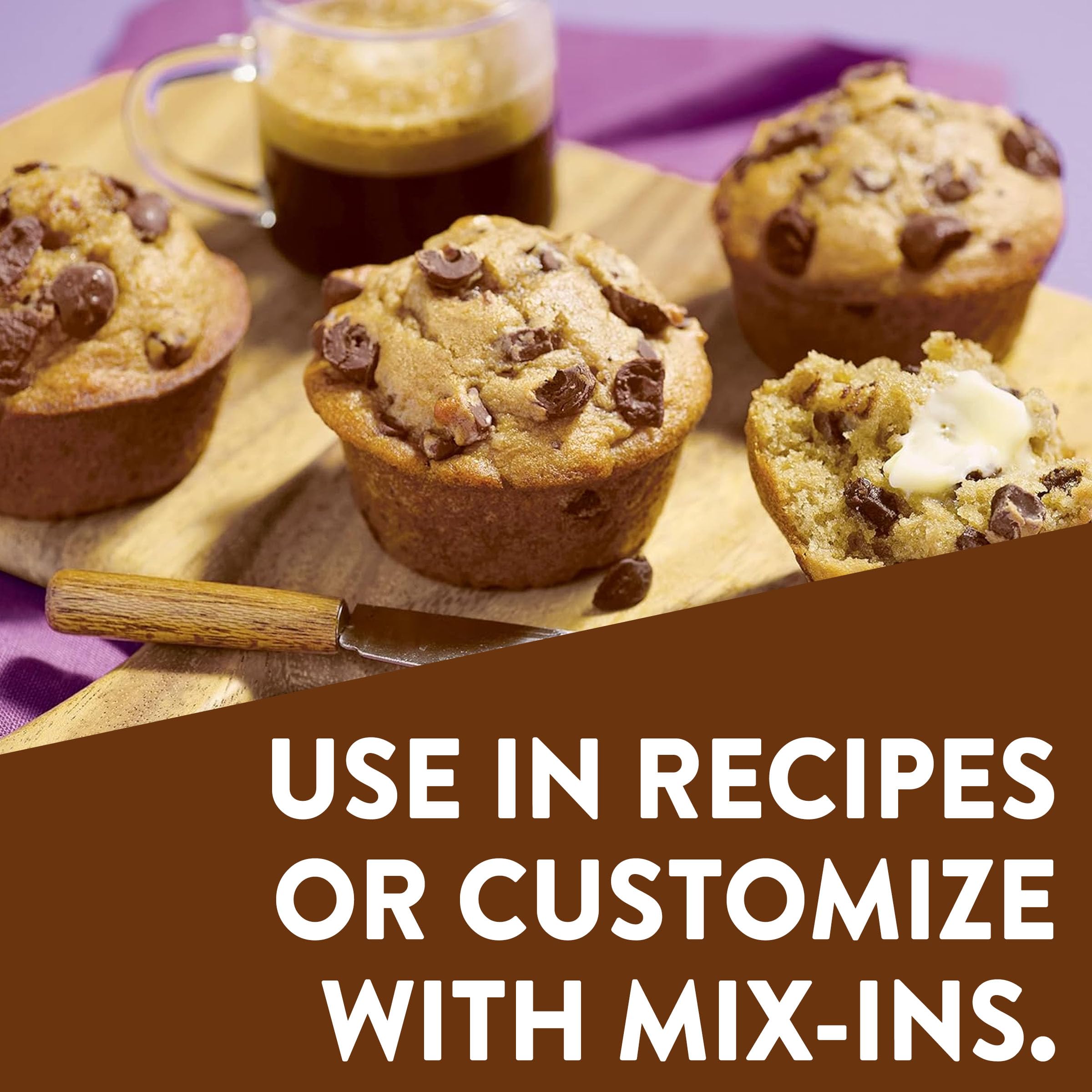 Krusteaz Chocolate Chunk Supreme Muffin Mix, 18.25-Ounce Boxes (Pack of 12)