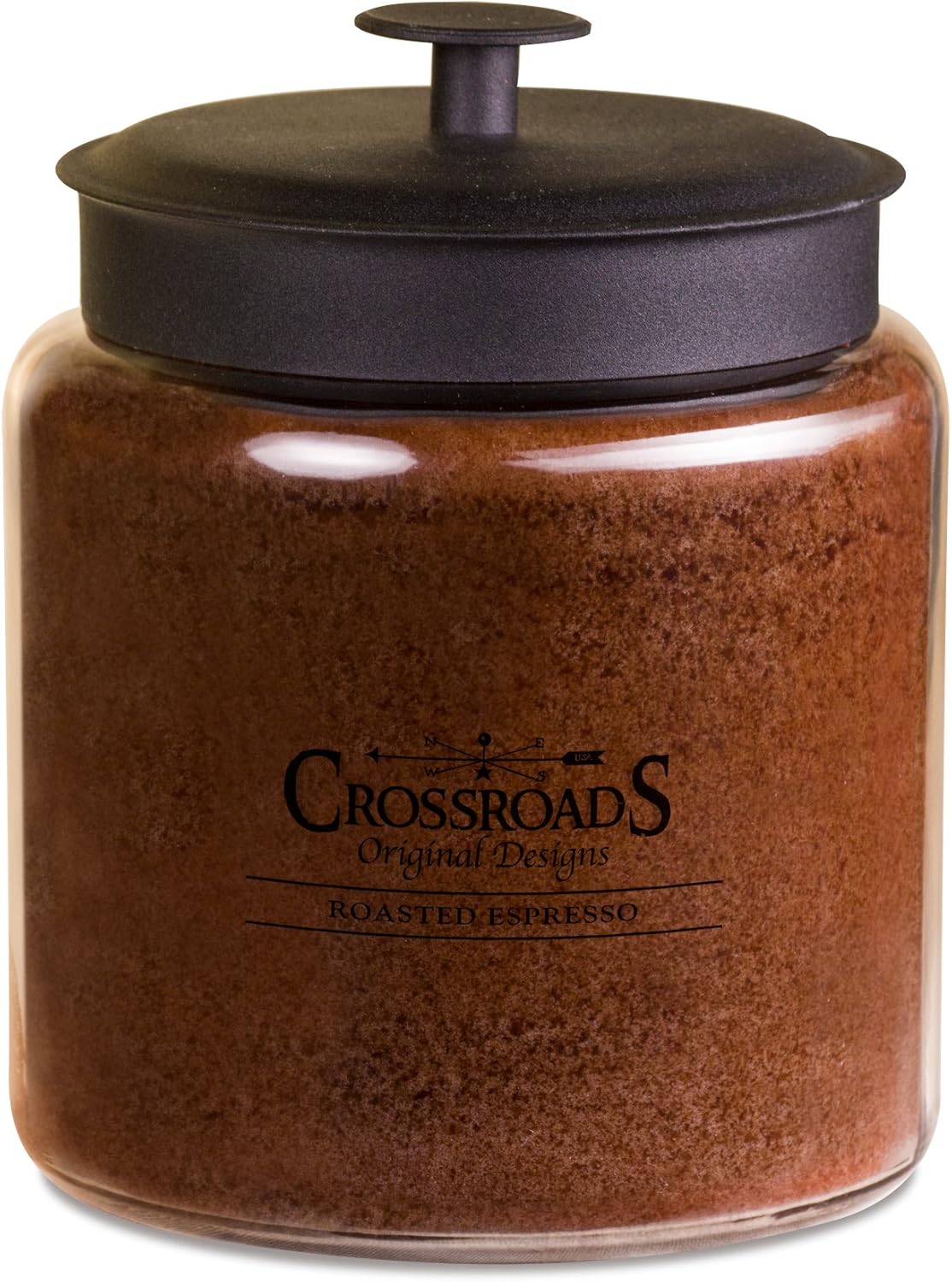 Crossroads Roasted Espresso Scented 4-Wick Candle, 96 Ounce