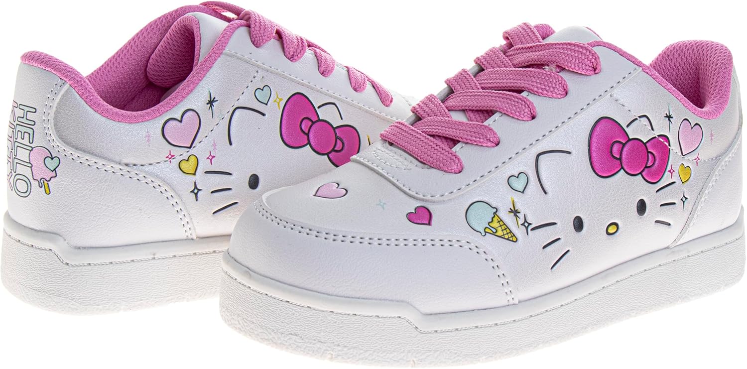 Sanrio Hello Kitty Strawberry Shortcake Sneakers for Girls Kids Lightweight Athletic Breathable Casual Shoes 11-13 Little Kid 1-4 Big Kid 6-10 Adult - Image 4