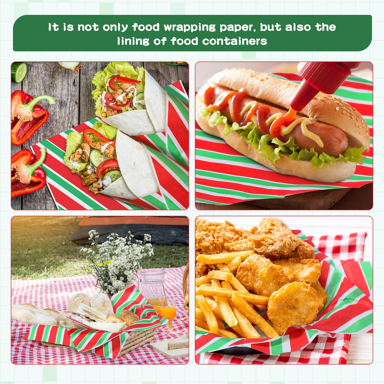 100pcs Christmas Wax Paper Sheets For Food Wrapping, Food Picnic Paper, Sandwich Wrap Paper Reindeer Pattern B81582d7 E897 44bc 8071 4cd3d2927418.cc4aedb8f39128859ba4e49d8efd1838 100pcs Christmas Wax Paper Sheets For Food Wrapping, Food Picnic Paper, Sandwich Wrap Paper Reindeer Pattern B81582d7 E897 44bc 8071 4cd3d2927418.cc4aedb8f39128859ba4e49d8efd1838