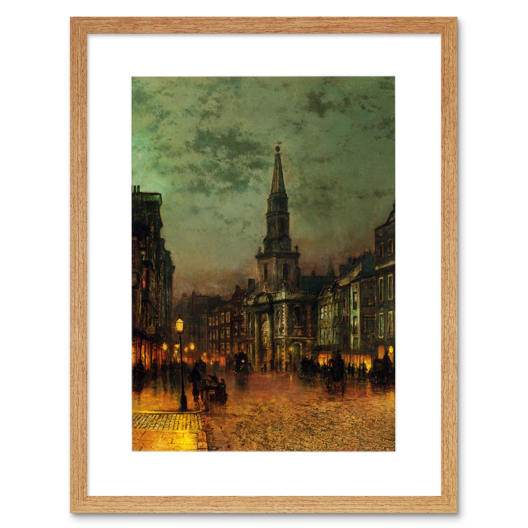 Wee Blue Coo John Atkinson Grimshaw Blackman Street London 1885 Framed Wall Art Print