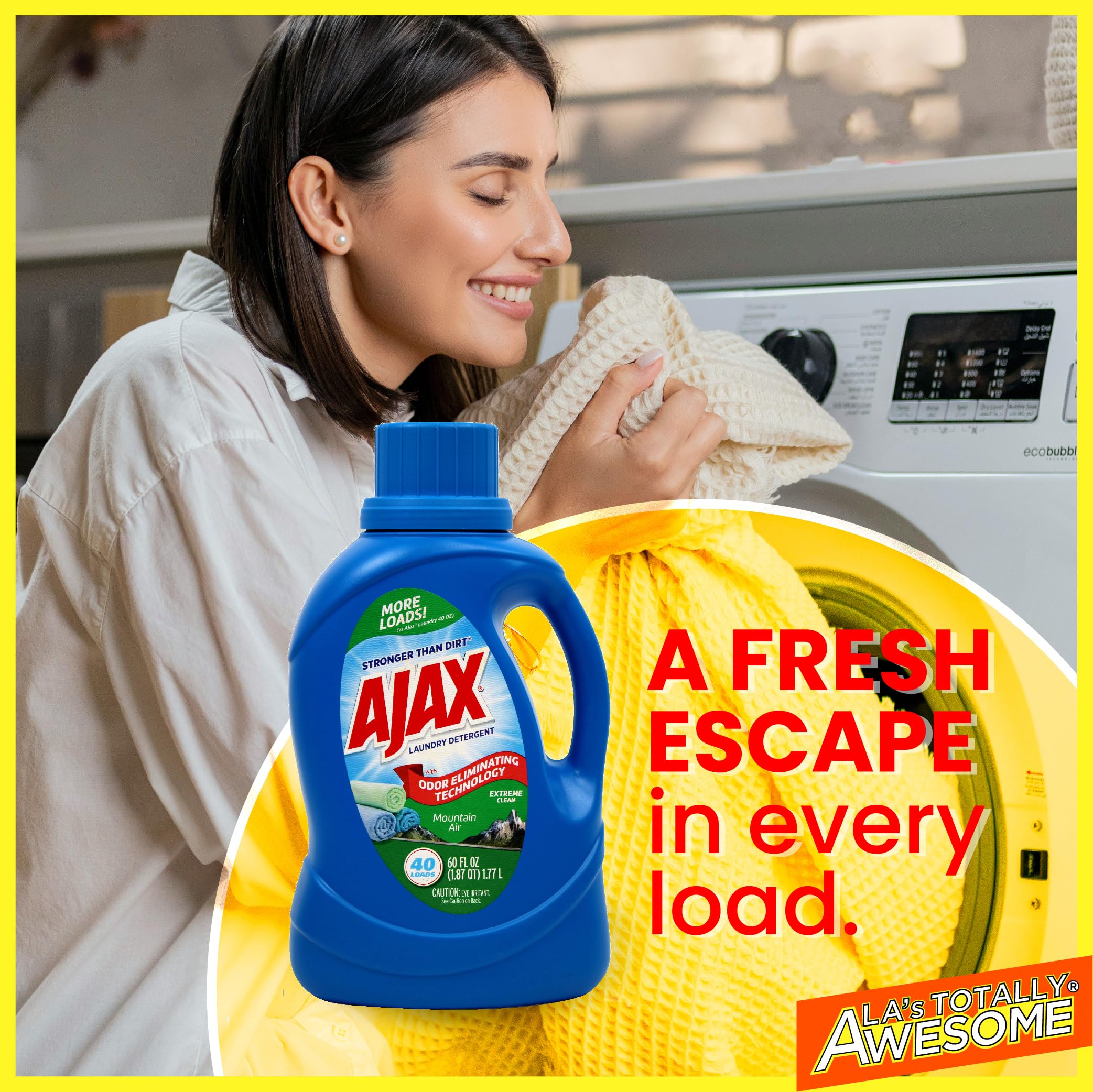 Amazon.com: Ajax Mountain Air Liquid Laundry Detergent – Totally