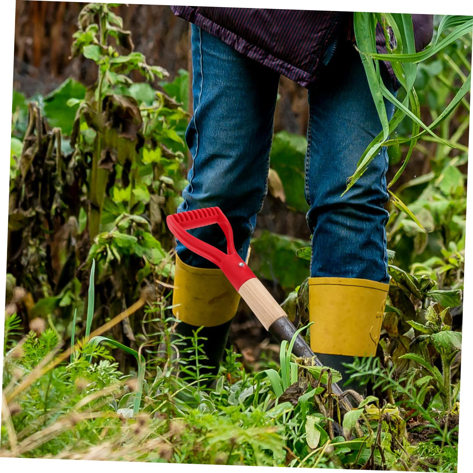 POPETPOP 5 Pz Manico Per Pala Da Giardino Sostituzione Per Scavare Manico Per Attrezzi Da Giardino Lungo Della Forchetta Da Giardino Articoli Per Il Giardinaggio Di Legno