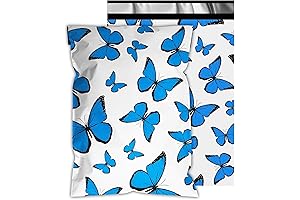 Butterfly Printed 10x13 Inch Poly Mailers | 25 Pack