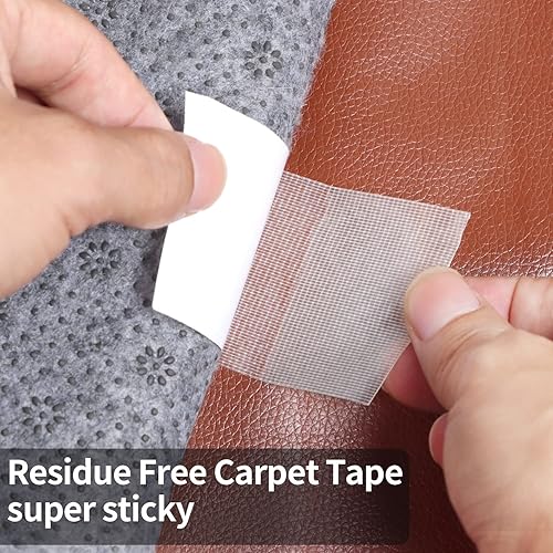 Miniatura 4 de Cinta de doble cara resistente de 1.8 pulgadas x 164 pies, fuerte adhesivo de pared con malla de fibra de vidrio, cinta transparente resistente