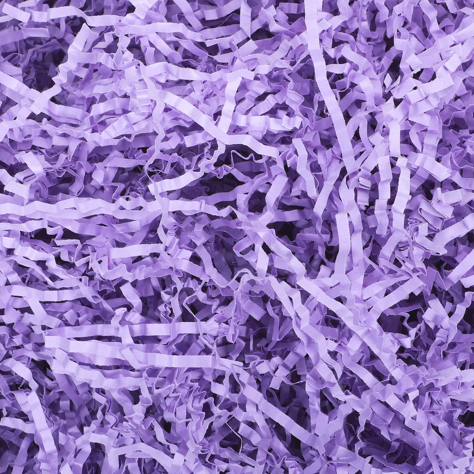 Outus 1lb Crinkle Cut Paper Shred Filler Shredded Paper for Gift Box Easter Grass Tissue for Wedding Birthday Wrapping Boxes Bags (Purple)