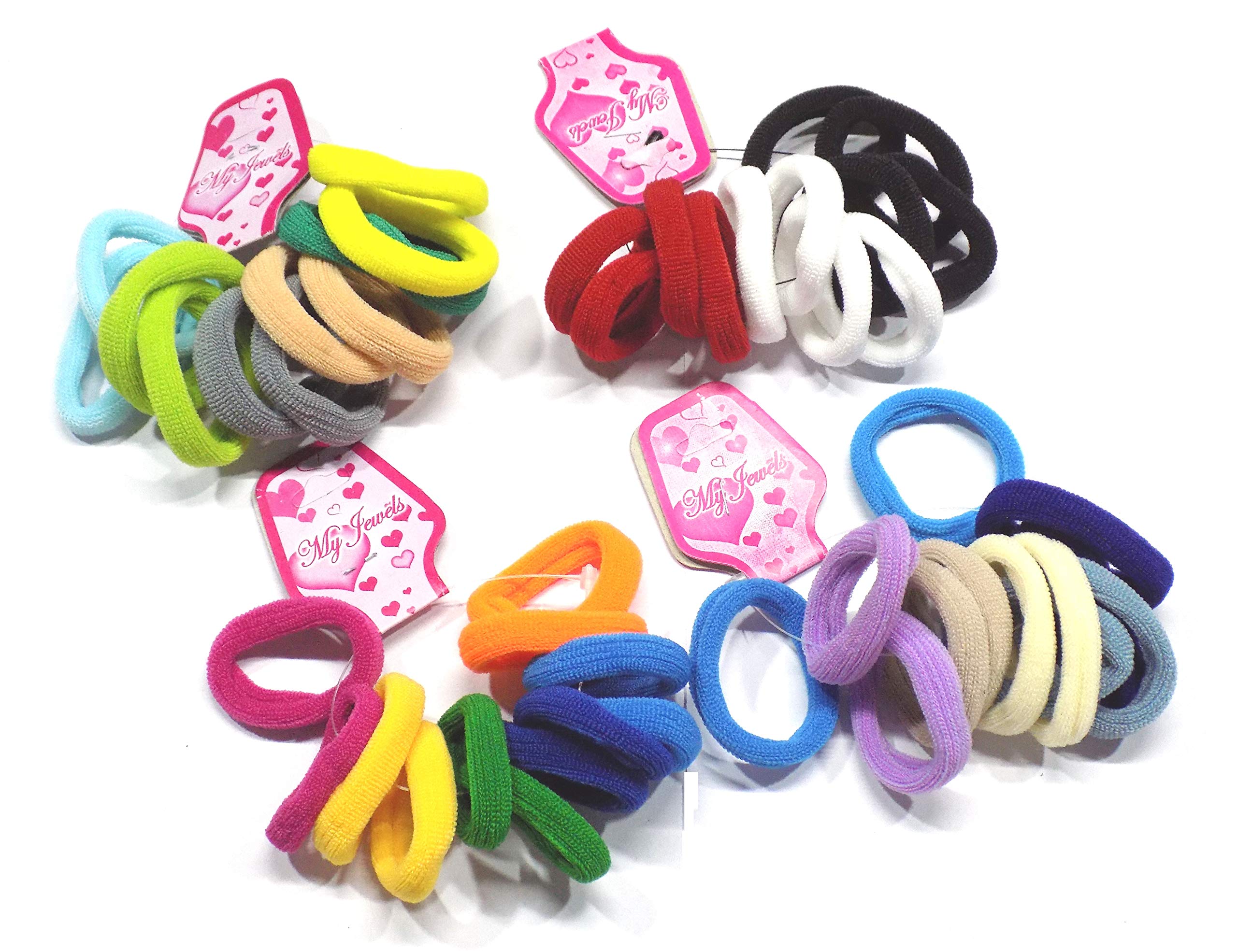 Health Line Girl's Rubber Bands (25 Pieces, Multicolour)