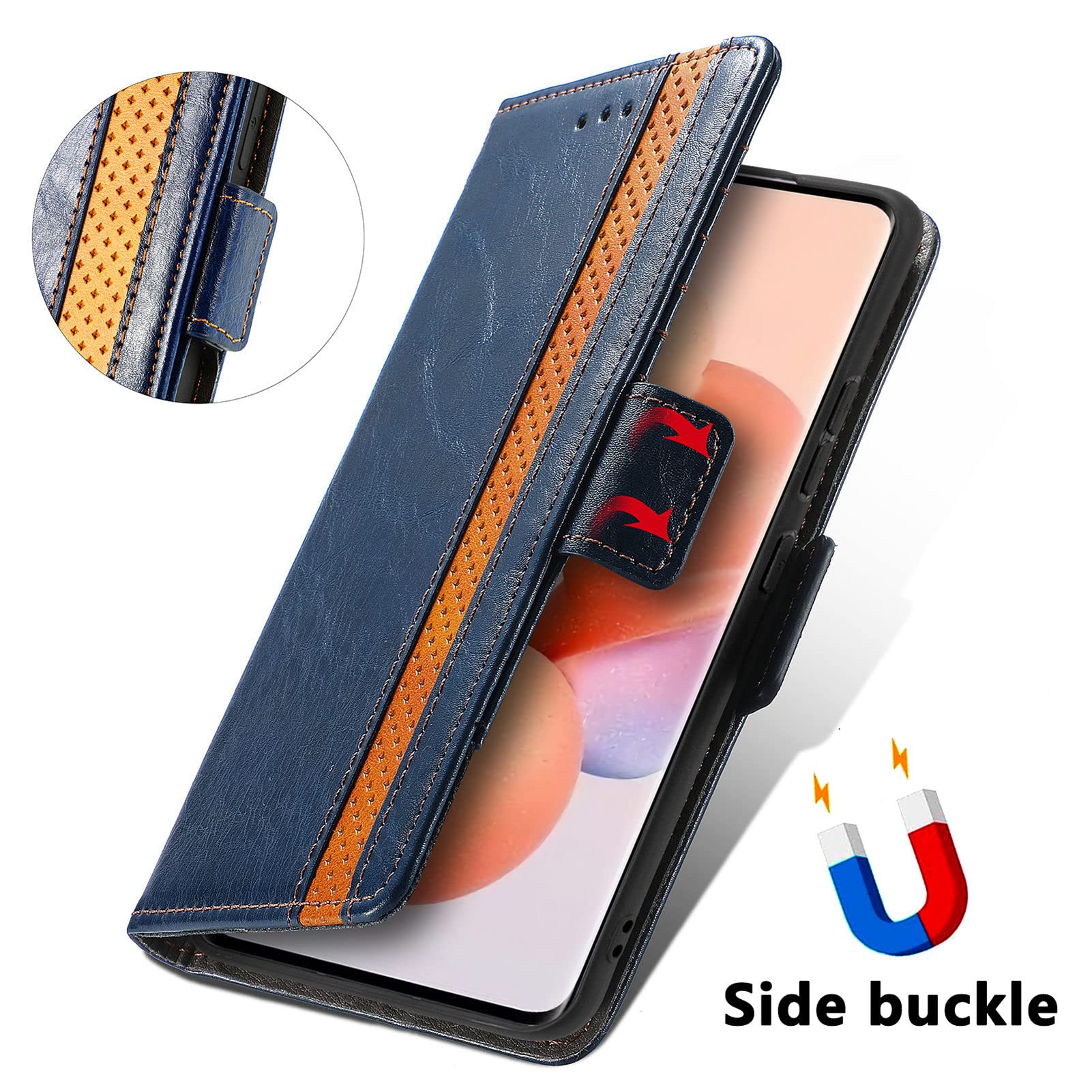MOJIA Cover per ZTE Blade A32, Custodia Flip Portafoglio per