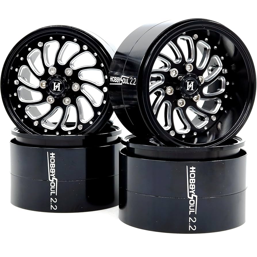 Amazon.com: HOBBYSOUL 2.2 Beadlock Wheels Adjustable Offset