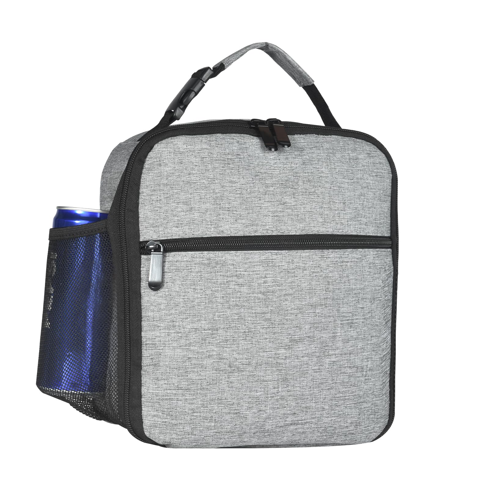 Lunch Box for Men - Reusable Lunch Bag Men Adult Women- Insulated Small LunchBox Grey