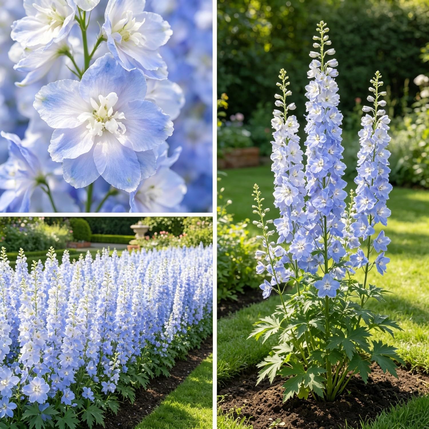 Delphinium（Larkspur） Seeds –Hardy,Perennial,Vibrant Floral Display Garden