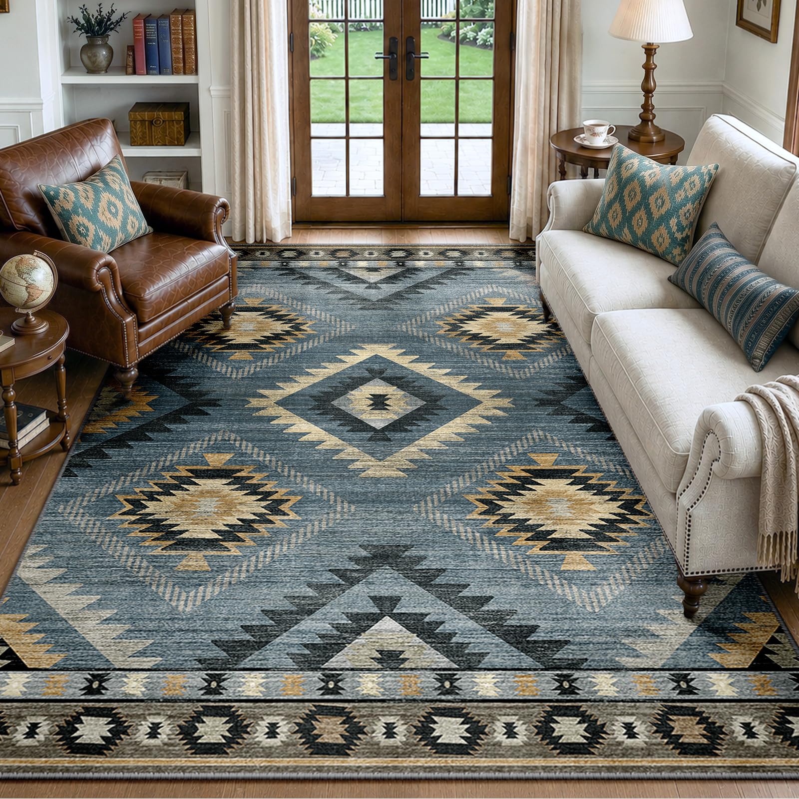 Tapis lavable et antidérapant pour un salon propre et sécurisé