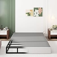 Vista 7 de Somier de 9 Pulgadas para Cama Individual, Base de Colchón de Metal Resistente, Capacidad de 3000 lbs, Perfil Alto, Libre de Ruido, Fácil Montaje