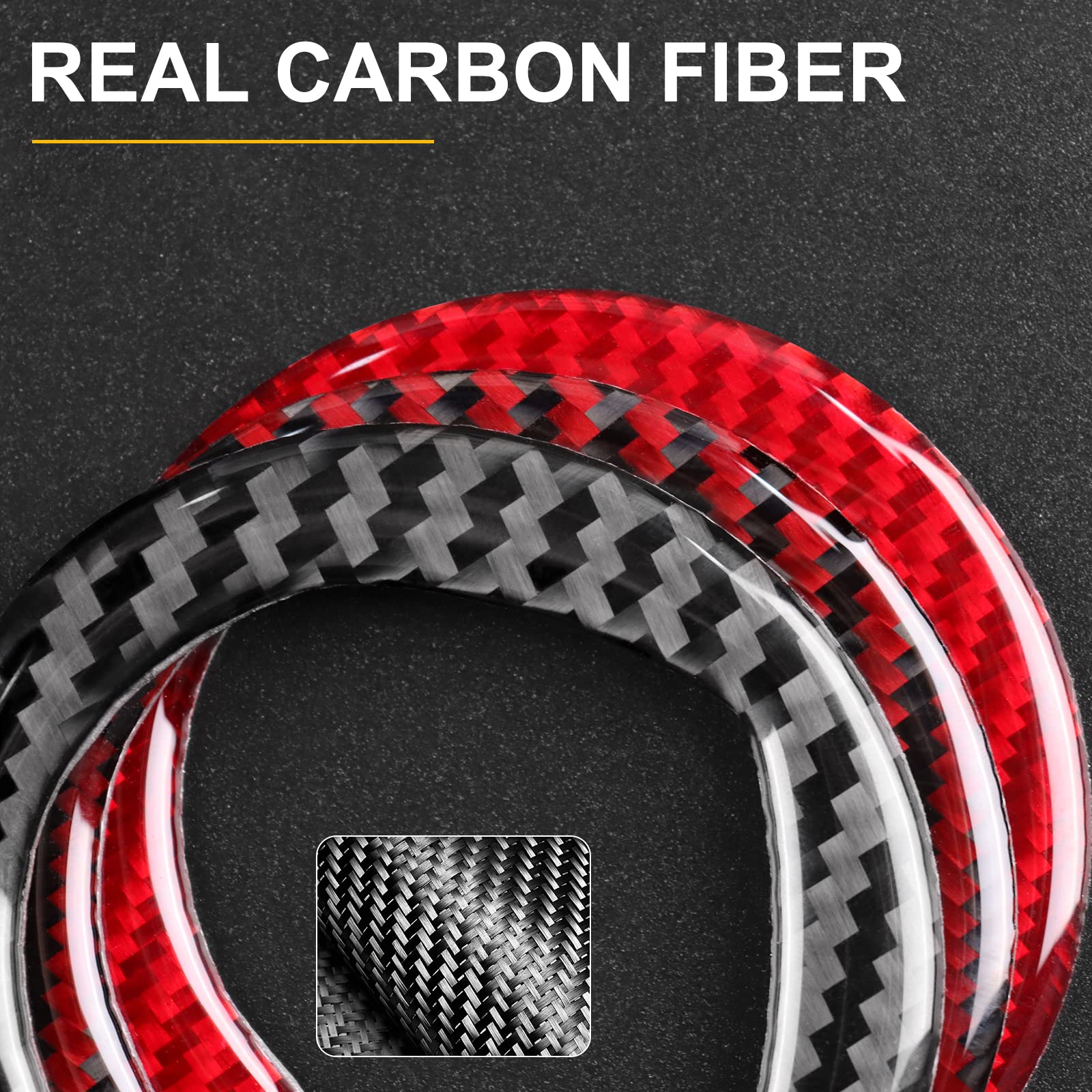Revêtement Carbone Smart Forfour Couvercle De Volant En Fibre De Carbone Autocollant Pour Smart Fortwo/Forfour 453 (2015 ) - Décoratif Pare-volant Autocollant Carbone