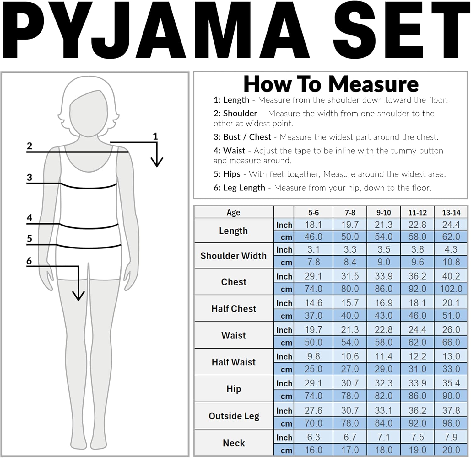 Get Trend 2 Pc Pajama Sets for Girls, Teens with Top, PJ Pants, Sleepwear, Nightwear, Kids PJs, Lounge Set, Gifts for Girls - Image 6