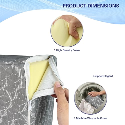 Miniatura 5 de SUBCULTUREPICK Almohada de elevación de piernas, almohada de cuña de cama para apoyo de espalda para dormir  Almohada de rodilla de pierna  Almohada