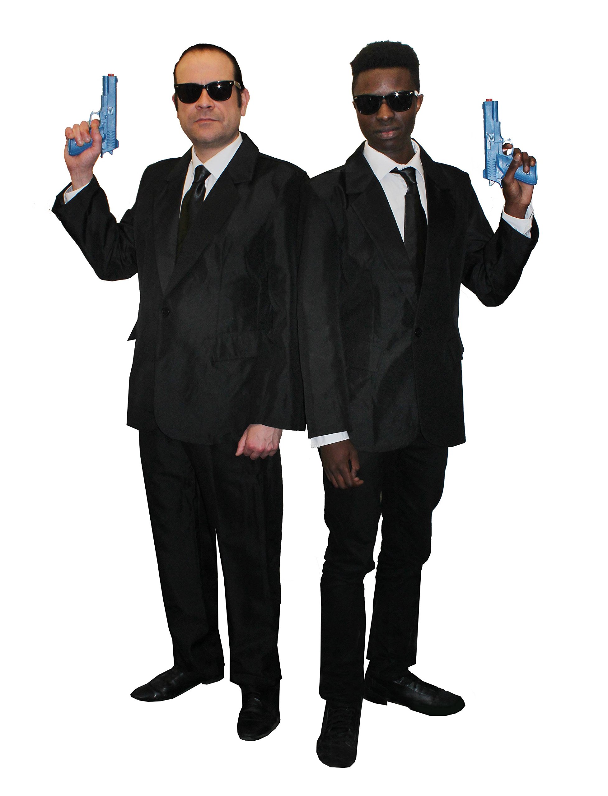I LOVE FANCY DRESS Blues Brothers Kostüm – Komplett-Set Mit Anzug, Hut, Brille & Krawatte, Größe Large