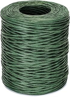 Floral Wire Craft Florist Wire 2MM 656 Feet Floral Tape for Flower Bouquets, Art Craft Projects, Gift Wrapping, Wreath(Dark Green)