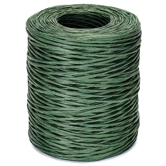 Floral Wire Craft Florist Wire 2MM 656 Feet Floral Tape for Flower Bouquets, Art Craft Projects, Gift Wrapping, WreathDark Green