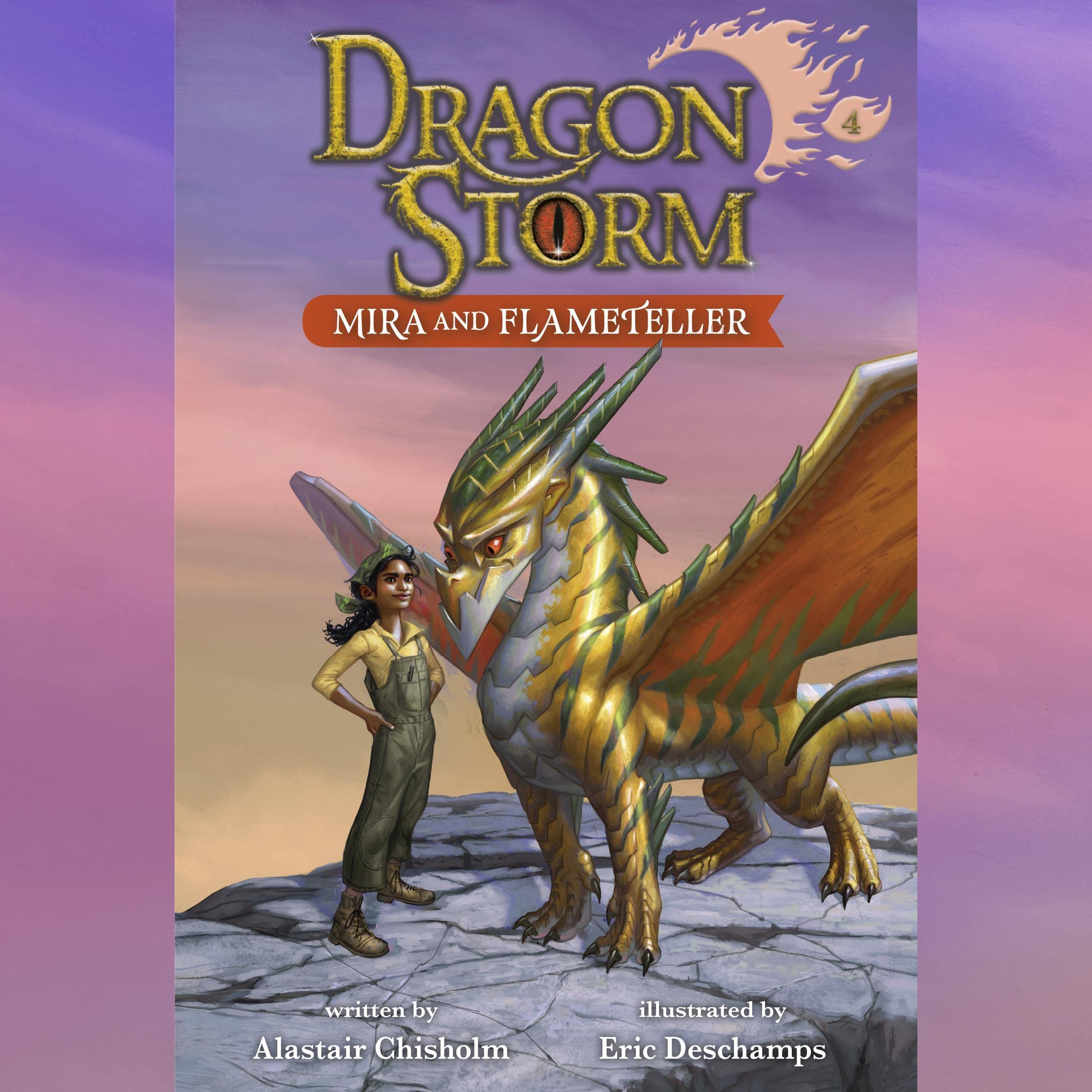 Cover art for Dragon Storm #4: Mira and Flameteller