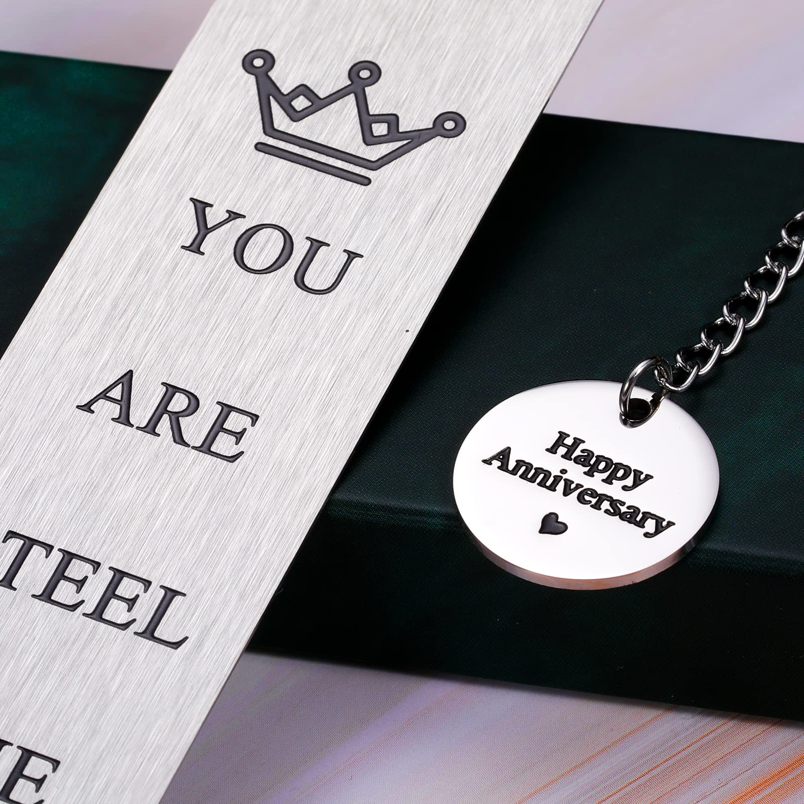 Amazon.com : 11 Year Anniversary Bookmark Gifts for Her Him