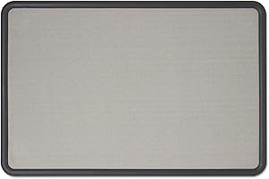 Quartet Bulletin Board, Contour Gray (7693G)